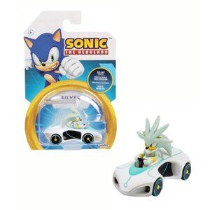 Sonic the Hedgehog Die-Cast Vehicle Wave 2 - Silver Hedgehog Lightron Car Figure